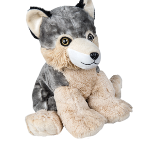 Tj’s Teddies Timber Wolf  16″