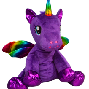 Tj’s Teddies Luna Purple Winged 16″