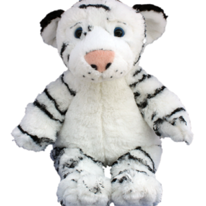 Tj’s Teddies Snowflake the White Tiger 16″