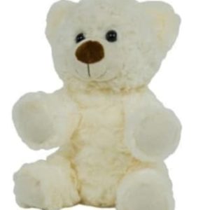 Tj’s Teddies White Twist 16″