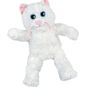 Tj’s Teddies Marshmallow Cat 16″