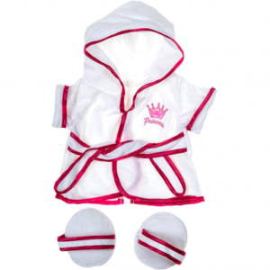 Tj’s Teddies Princess Bath Robe Outfit 16″