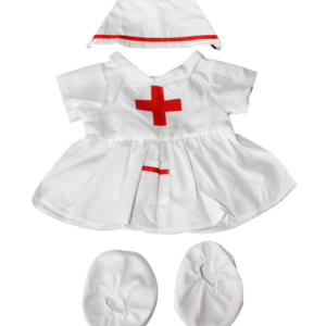 Tj’s Teddies Nurse Costume 16”