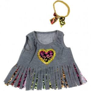 Tj’s Teddies Skater Dress & Headband 16”