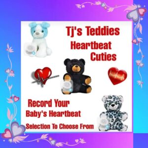 Tj’s Teddies Heartbeat Teddies 16”